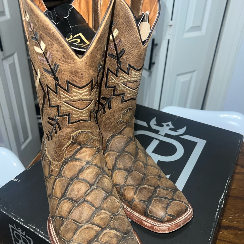 Men's Brown Western Boots